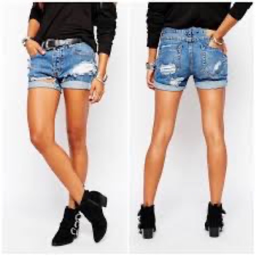 One Teaspoon Chargers Denim shorts
